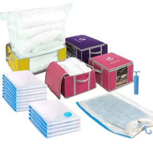 Sac de rangement sous vide aspirateur Lot de 22 pcs